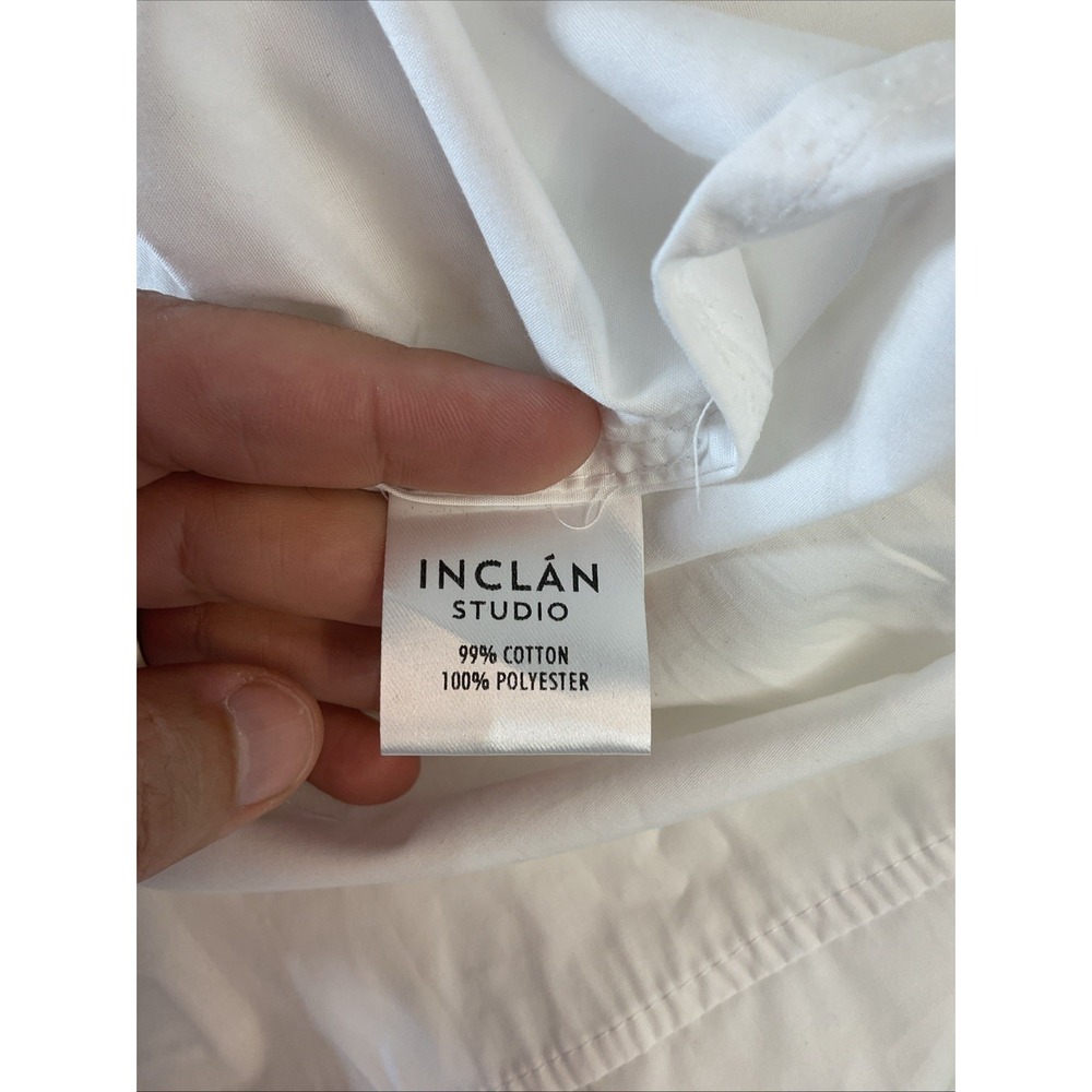NEW Inclan Studio White Adair Butterfly Kaftan Dress Resort Beach Eyelet SM‎ - Picture 5 of 9